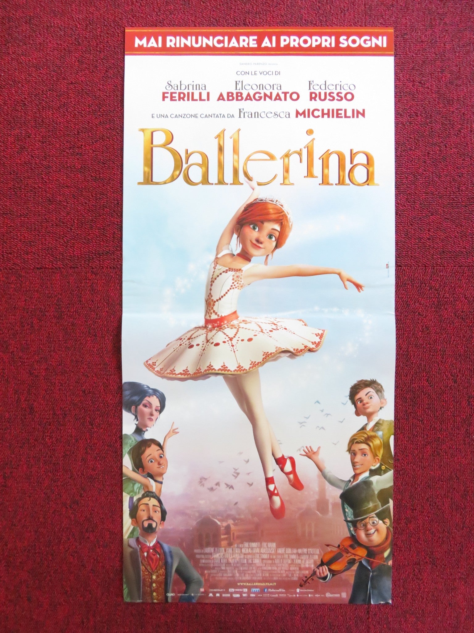BALLERINA / LEAP! ITALIAN LOCANDINA POSTER ELLE FANNING DANE DEHAAN 2016 Rendezvous Cinema Movie posters