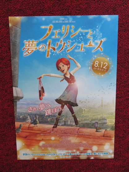 BALLERINA / Leap! JAPANESE CHIRASHI (B5) POSTER ELLE FANNING 2016 Rendezvous Cinema Movie posters