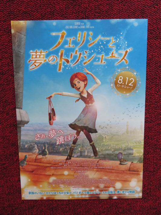 BALLERINA / Leap! JAPANESE CHIRASHI (B5) POSTER ELLE FANNING 2016 Rendezvous Cinema Movie posters