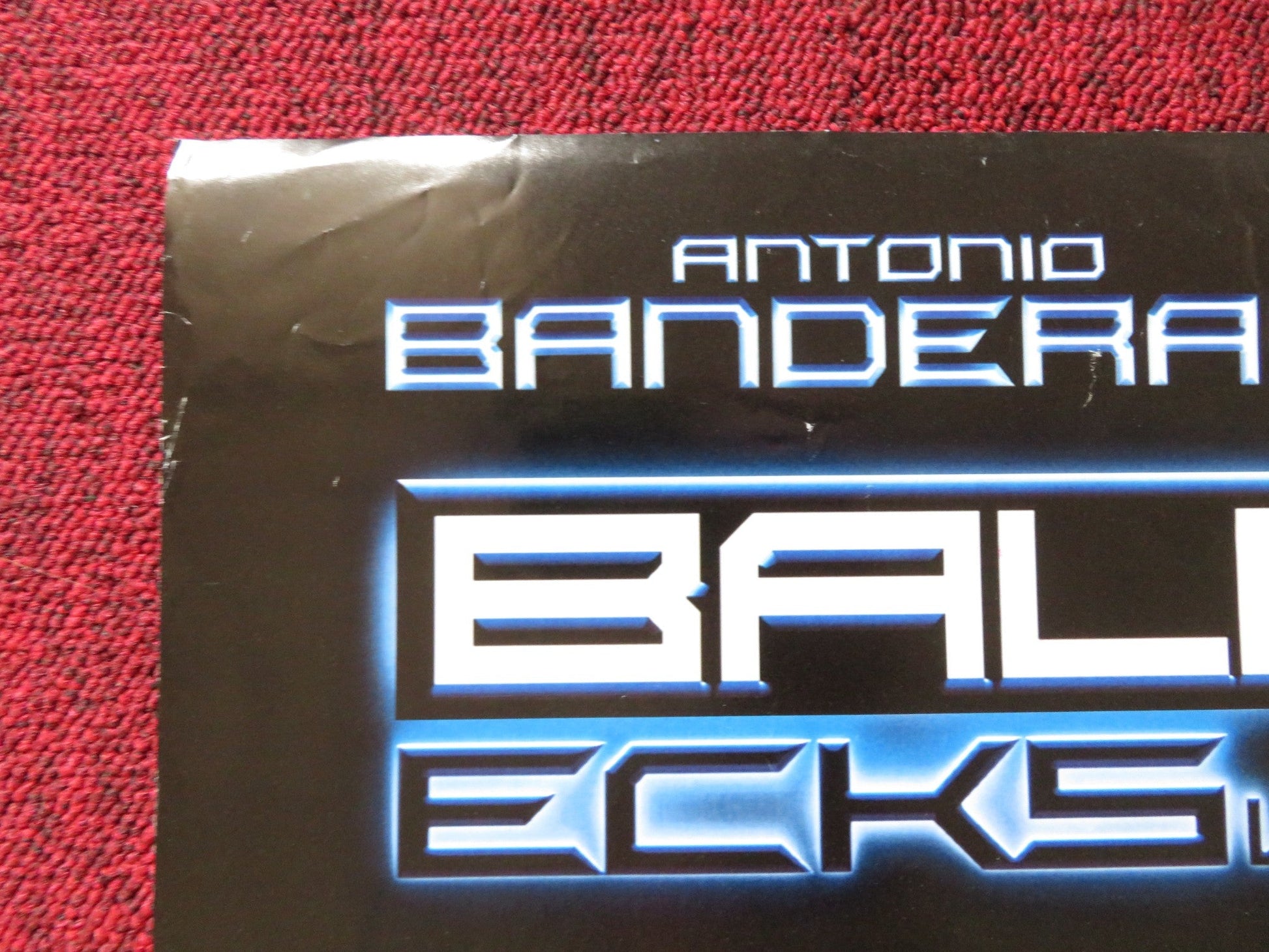 BALLISTIC ECKS VS. SEVER VHS VIDEO POSTER ANTONIO BANDERAS LUCY LIU 2002 Rendezvous Cinema Movie posters