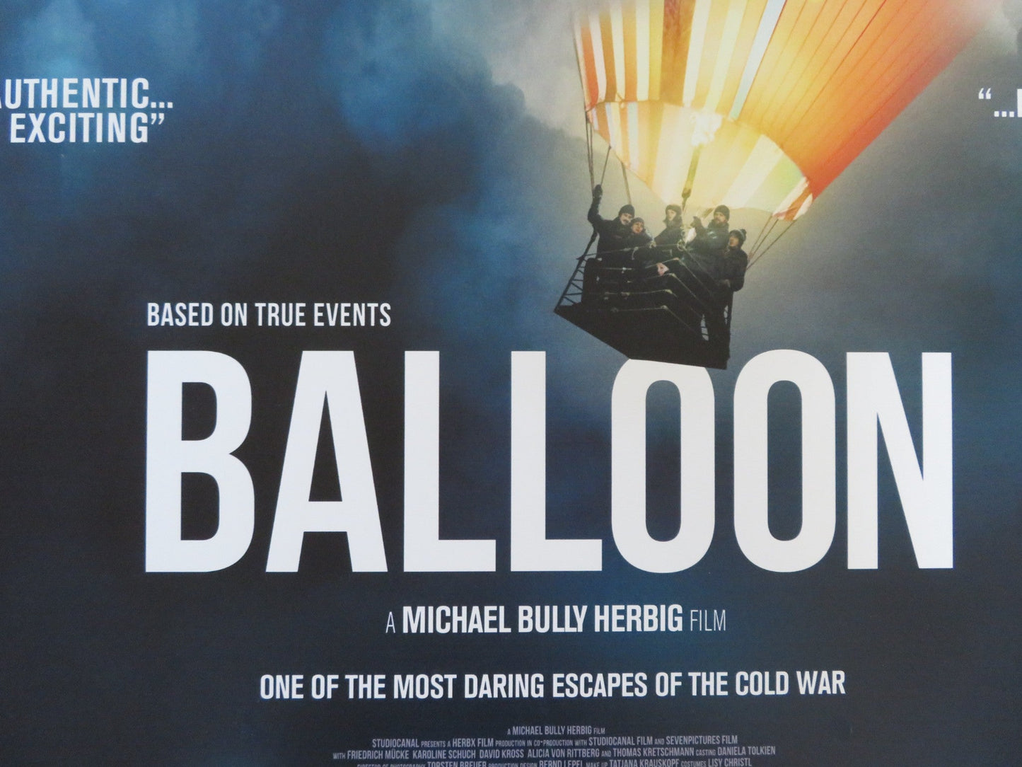 BALLOON UK QUAD (30"x 40") ROLLED POSTER FRIEDRICH MUCKE KAROLINE SCHUCH 2018 Rendezvous Cinema Movie posters