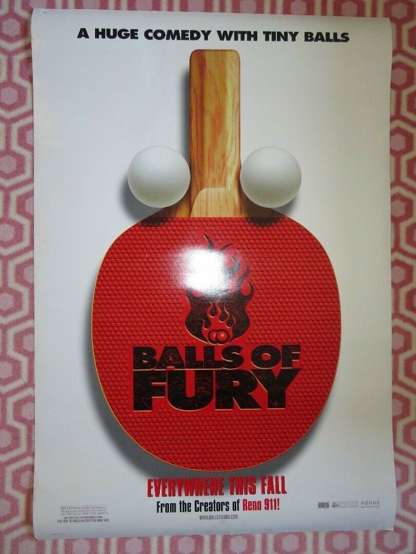 BALLS OF FURY US ROLLED POSTER DAN FOGLER GEORGE LOPEZ 2007 Movie posters