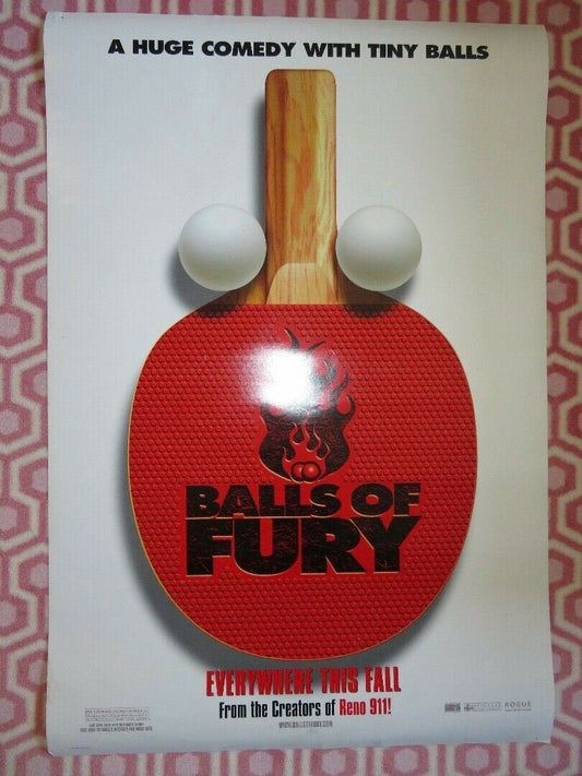 BALLS OF FURY US ROLLED POSTER DAN FOGLER GEORGE LOPEZ 2007 Movie posters