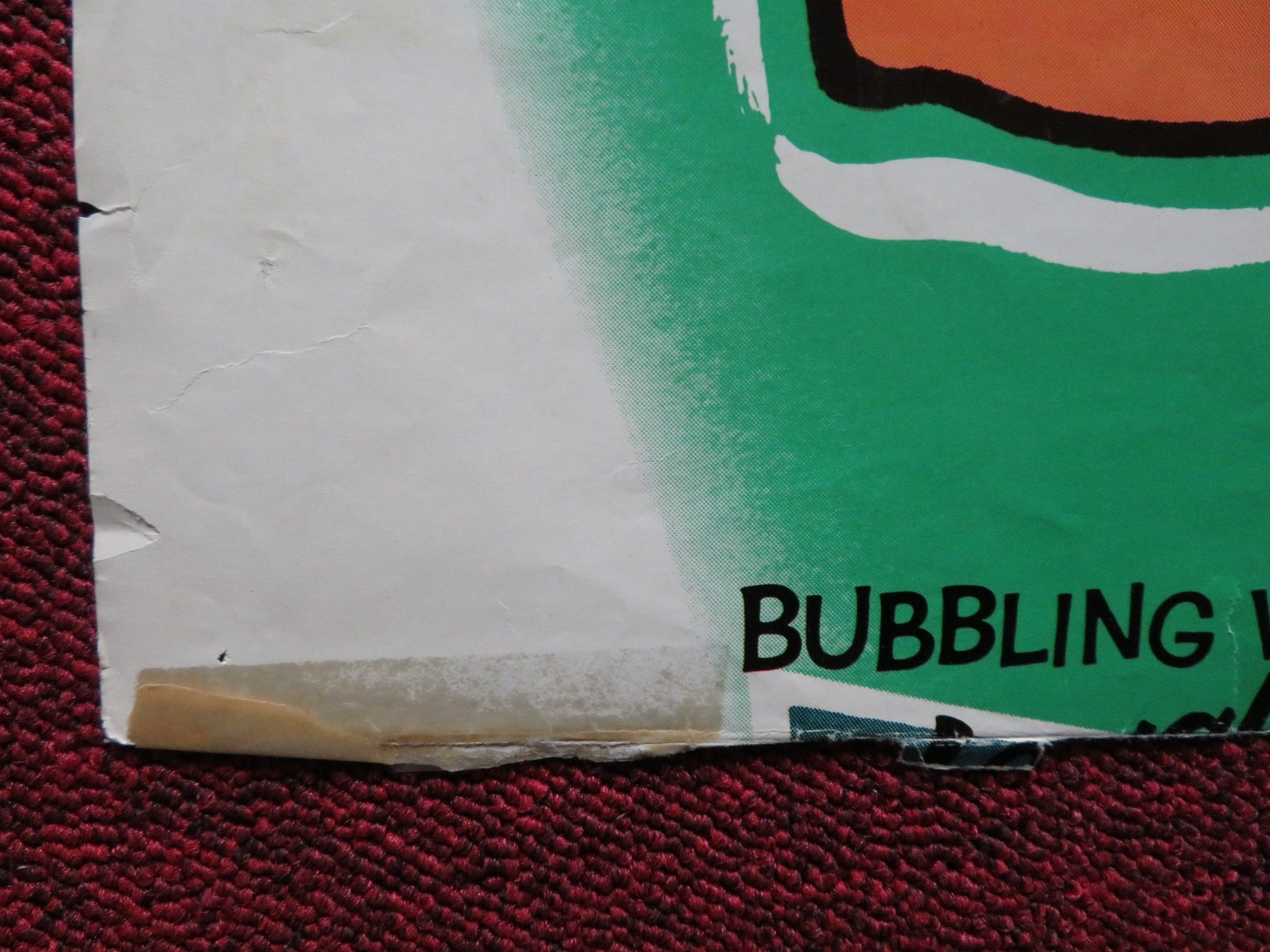 BAMBI FOLDED US ONE SHEET POSTER DISNEY R1957 Rendezvous Cinema Movie posters