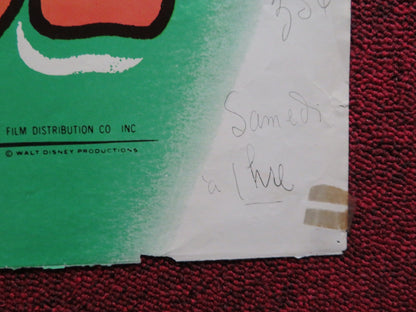 BAMBI FOLDED US ONE SHEET POSTER DISNEY R1957 Rendezvous Cinema Movie posters