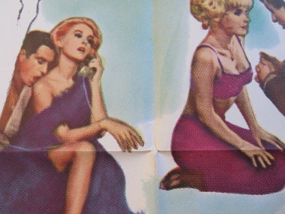 BAMBOLE! THE DOLLS ONE SHEET POSTER FOLDED GINA LOLLOBRIGIDA ELKE SOMMER 1965 Rendezvous Cinema Movie posters