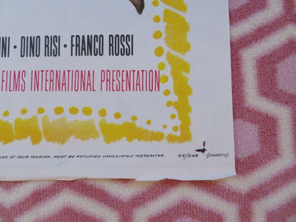 BAMBOLE! THE DOLLS ONE SHEET POSTER FOLDED GINA LOLLOBRIGIDA ELKE SOMMER 1965 Rendezvous Cinema Movie posters