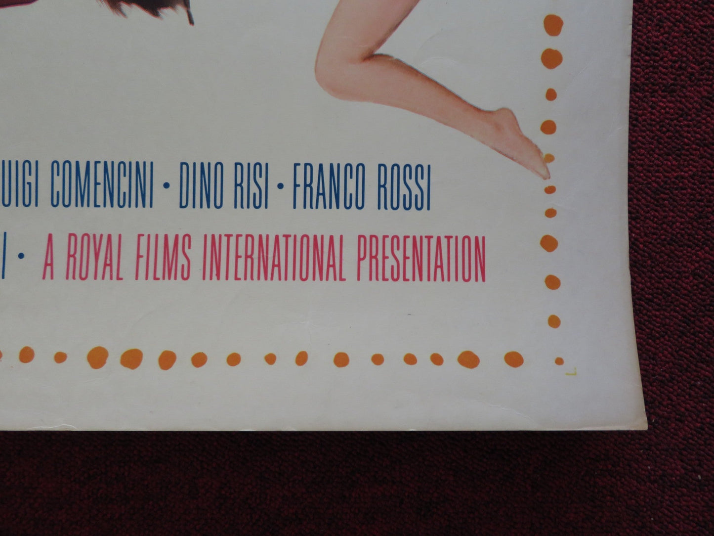 BAMBOLE / THE DOLLS US 30 X 40 ROLLED POSTER ELKE SOMMER GINA LOLLOBRIGIDA 1965 Rendezvous Cinema Movie posters