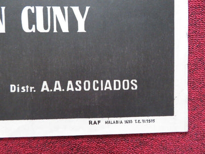 BANANA PEEL FOLDED ARGENTINA ONE SHEET POSTER JEANNE MOREAU JEAN PAUL BELMONDO Movie posters