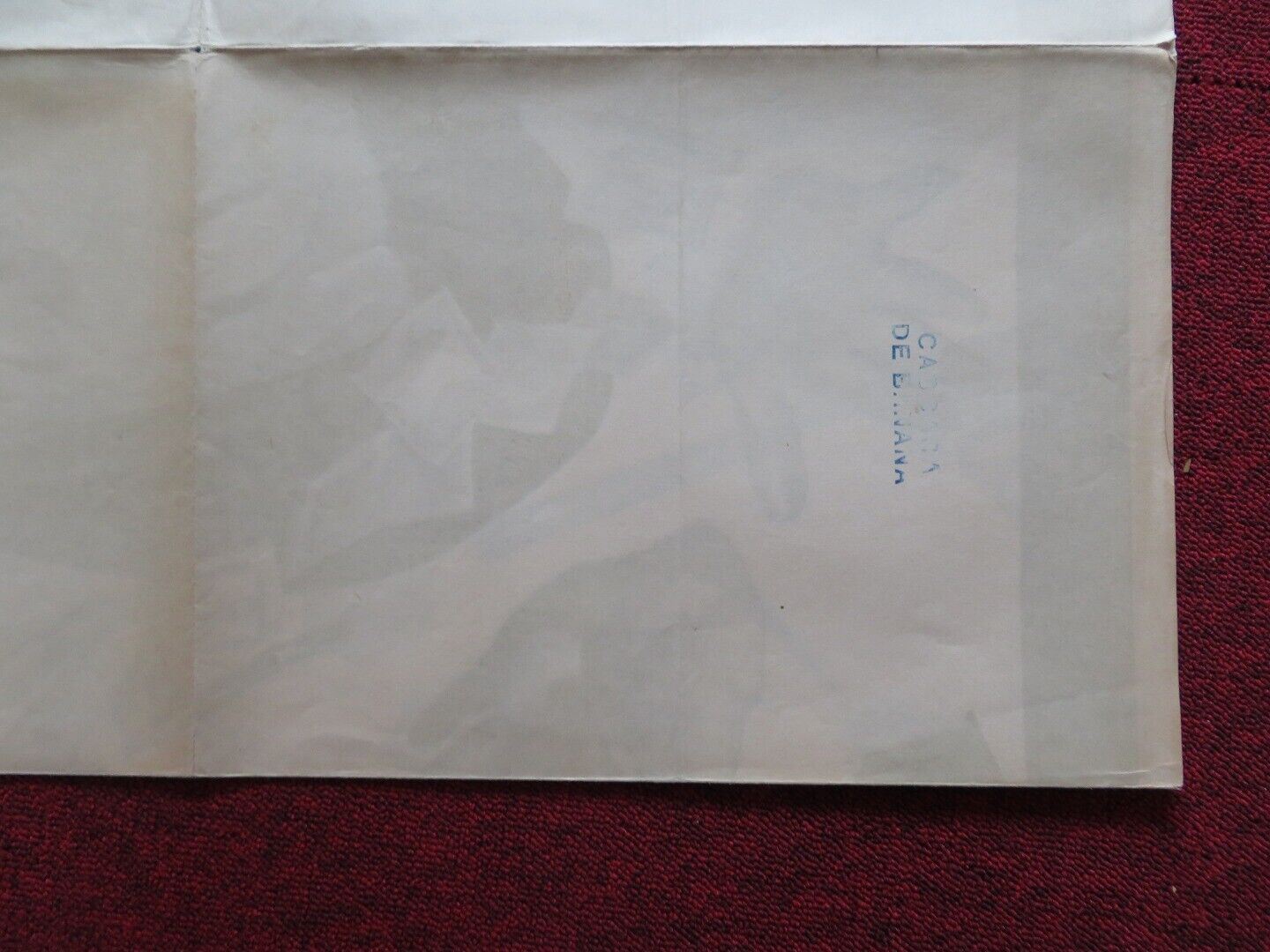 BANANA PEEL FOLDED ARGENTINA ONE SHEET POSTER JEANNE MOREAU JEAN PAUL BELMONDO Movie posters