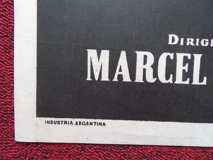 BANANA PEEL FOLDED ARGENTINA ONE SHEET POSTER JEANNE MOREAU JEAN PAUL BELMONDO Movie posters