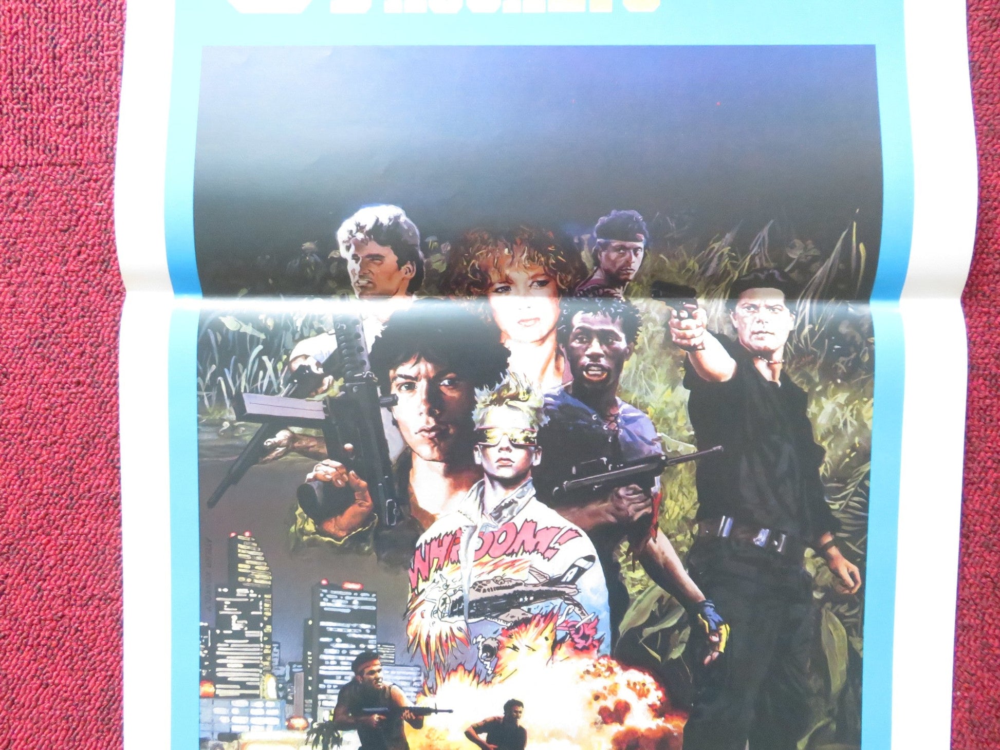 BAND OF THE HAND ITALIAN LOCANDINA POSTER STEPHEN LANG MICHAEL CARMINE 1986 Rendezvous Cinema Movie posters