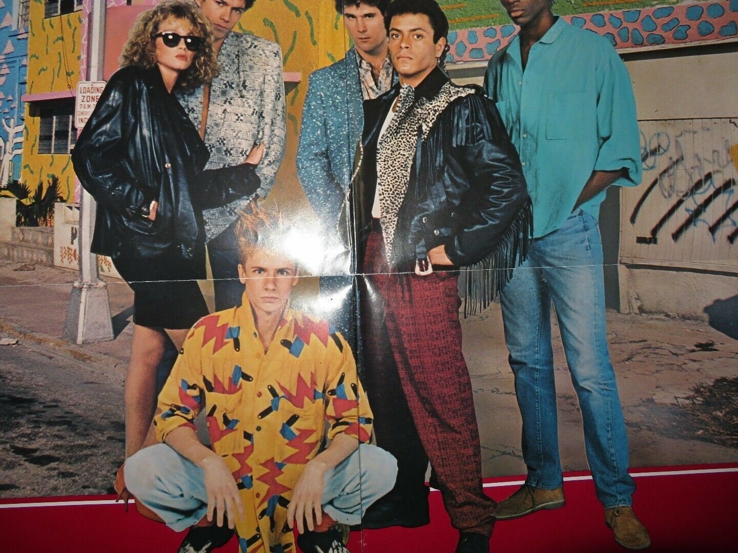 BAND OF THE HAND US FOLDED ONE SHEET POSTER STEPHEN LANG JAMES REMAR 1986 Movie posters