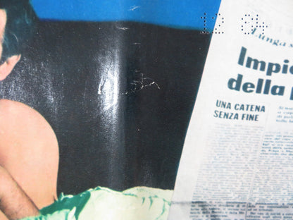 BANDITS IN ROME - A ITALIAN FOTOBUSTA POSTER JOHN CASSAVETES G.FERZETTI 1968 Rendezvous Cinema Movie posters