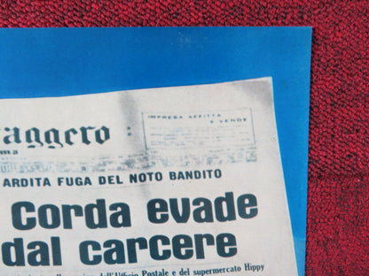 BANDITS IN ROME - A ITALIAN FOTOBUSTA POSTER JOHN CASSAVETES G.FERZETTI 1968 Rendezvous Cinema Movie posters