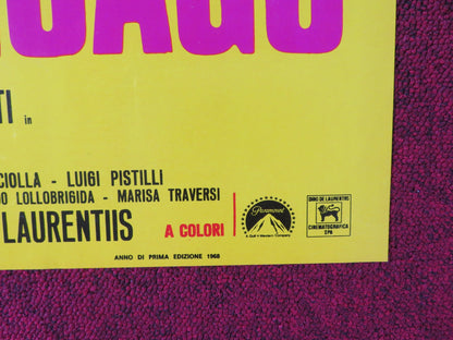 BANDITS IN ROME - B ITALIAN FOTOBUSTA POSTER JOHN CASSAVETES G.FERZETTI 1968 Rendezvous Cinema Movie posters