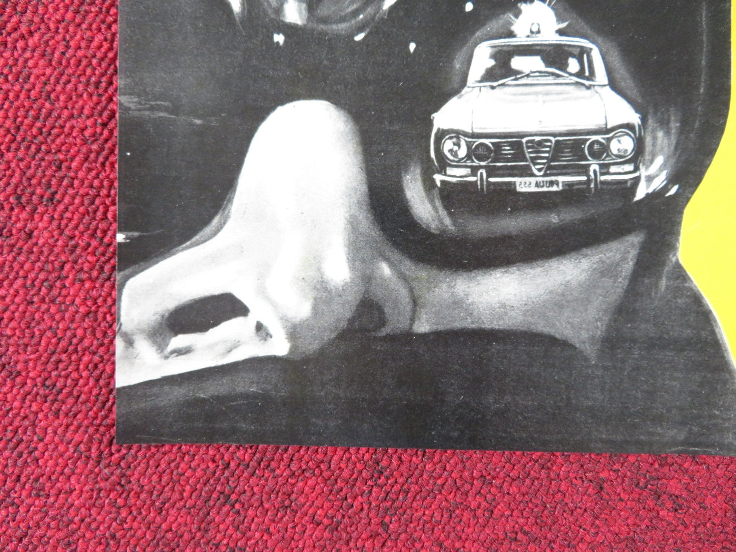 BANDITS IN ROME - B ITALIAN FOTOBUSTA POSTER JOHN CASSAVETES G.FERZETTI 1968 Rendezvous Cinema Movie posters