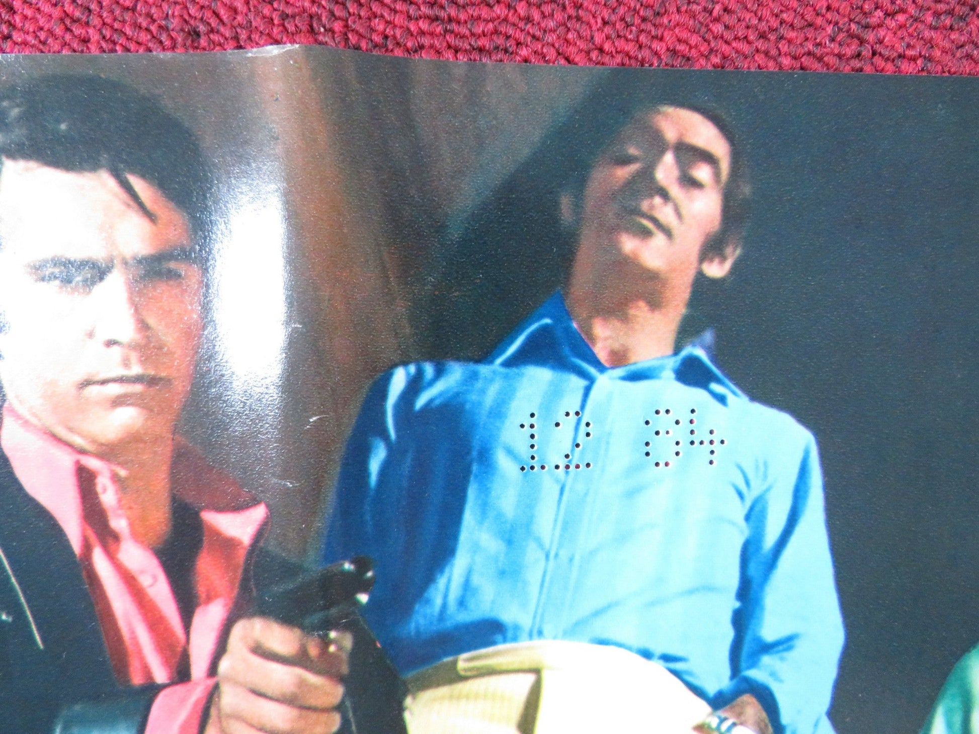BANDITS IN ROME - D ITALIAN FOTOBUSTA POSTER JOHN CASSAVETES G.FERZETTI 1968 Rendezvous Cinema Movie posters