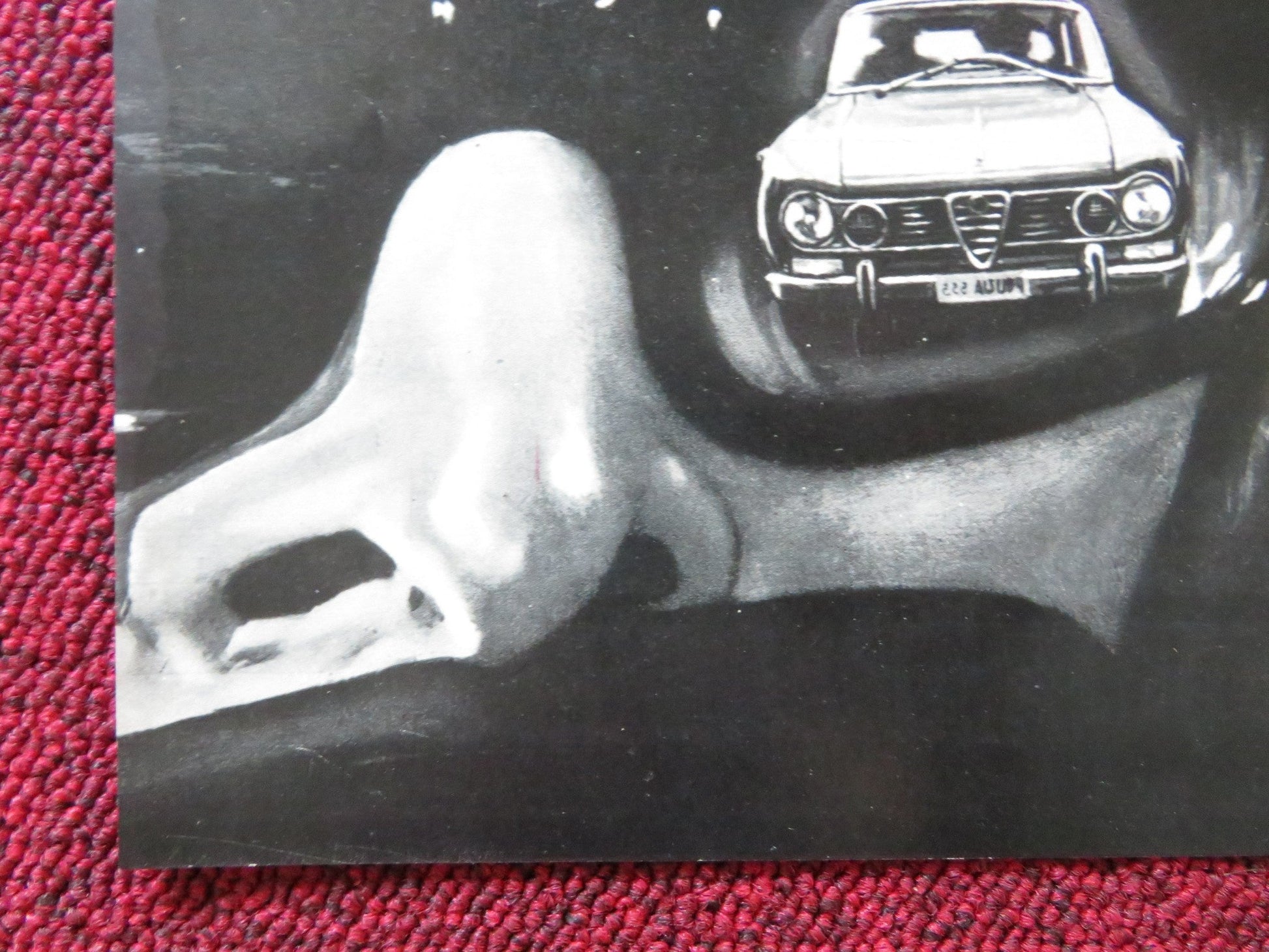 BANDITS IN ROME - E ITALIAN FOTOBUSTA POSTER JOHN CASSAVETES G. FERZETTI 1968 Rendezvous Cinema Movie posters