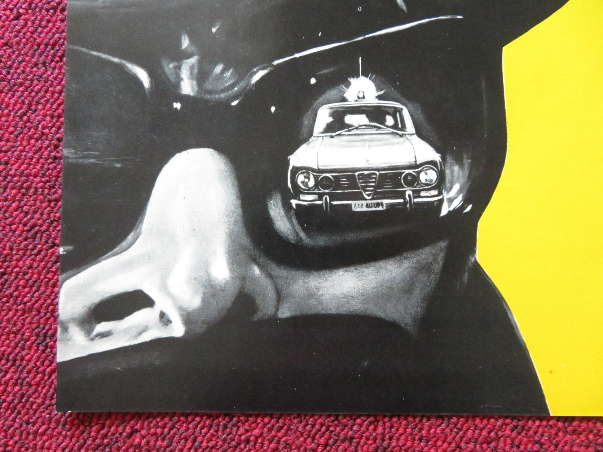 BANDITS IN ROME - F ITALIAN FOTOBUSTA POSTER JOHN CASSAVETES G. FERZETTI 1968 Rendezvous Cinema Movie posters