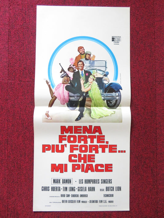 BANG, AND THE ANGELS SING ITALIAN LOCANDINA POSTER MARK DAMON L. HUMPHRIES 1974 Rendezvous Cinema Movie posters