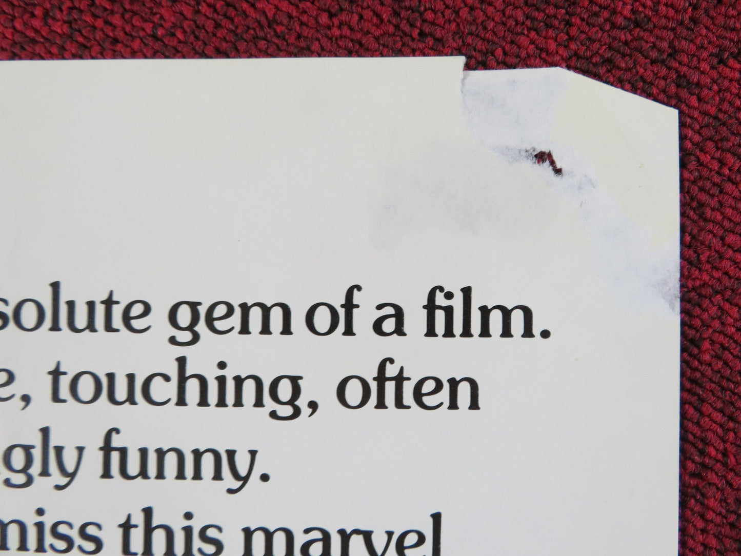 BANG THE DRUM SLOWLY FOLDED US ONE SHEET POSTER ROBERT DE NIRO M.MORIARTY 1973 Rendezvous Cinema Movie posters