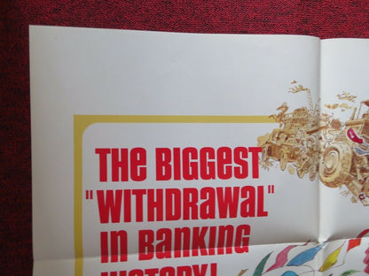 BANK SHOT STYLE A FOLDED US ONE SHEET POSTER GEORGE C.SCOTT JOANNA CASSIDY 1974 Movie posters