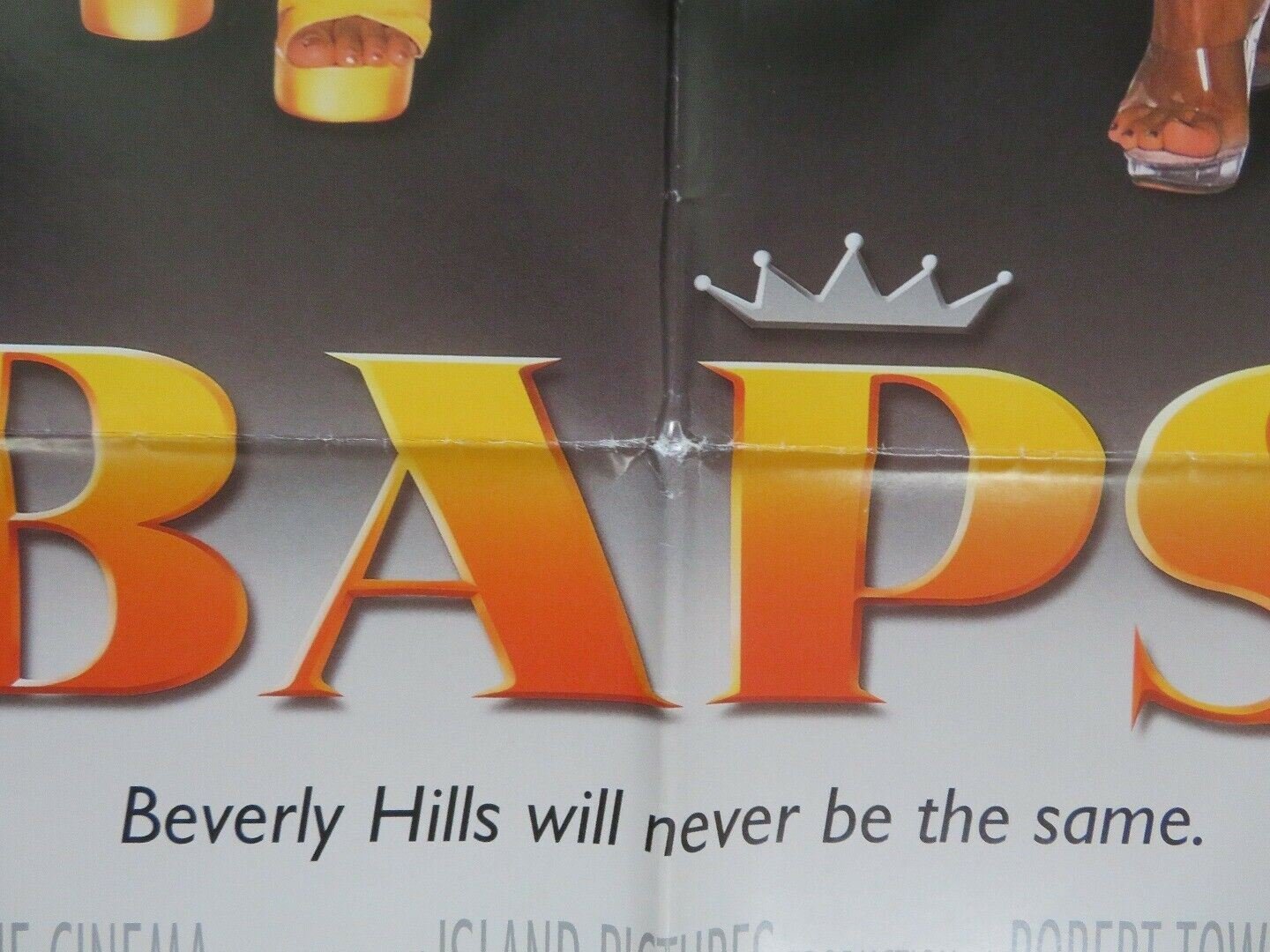 BAPS FOLDED US ONE SHEET POSTER HALLE BERRY MARTIN LANDAU 1997 Movie posters