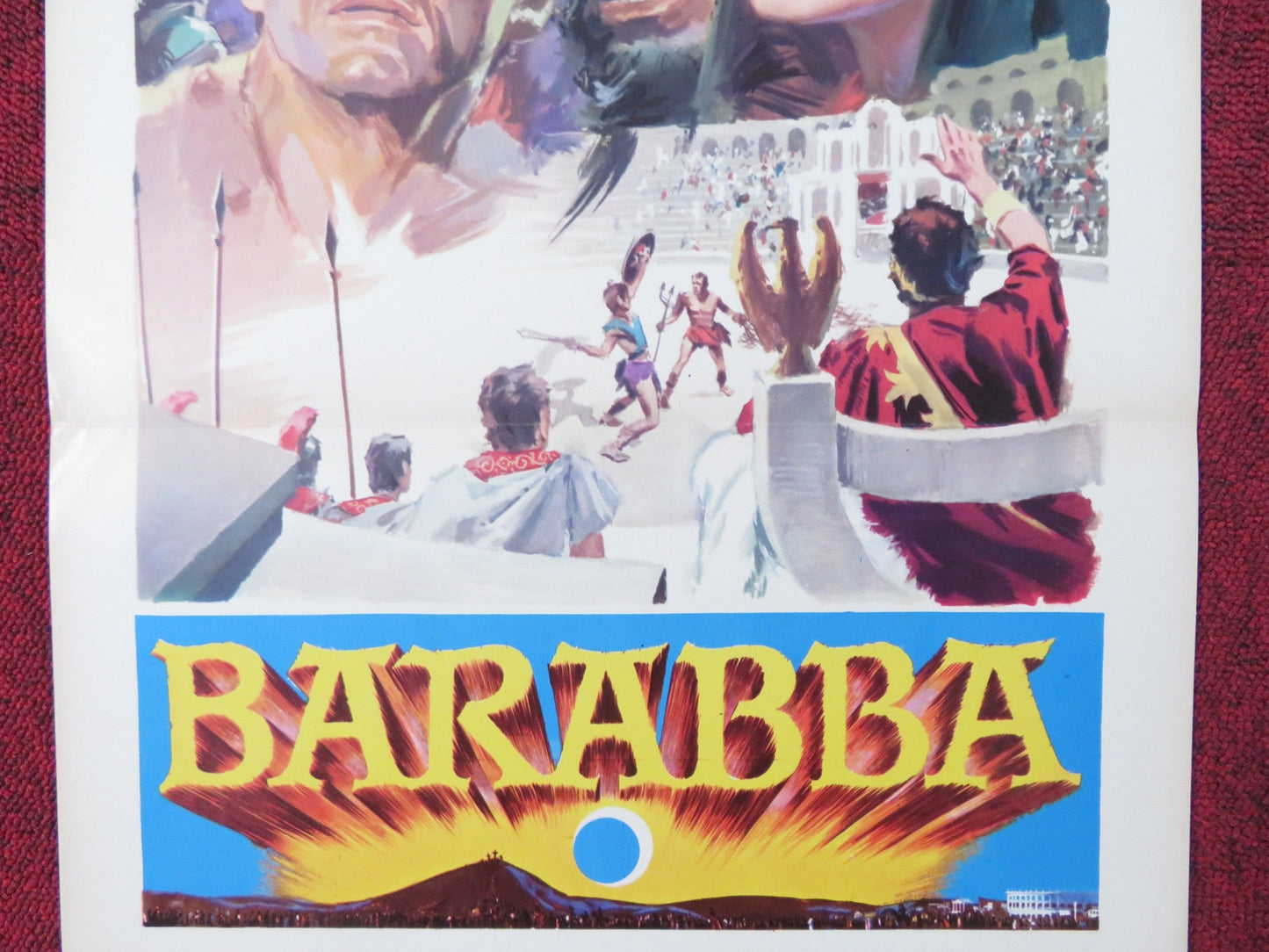 BARABBAS ITALIAN LOCANDINA POSTER ANTHONY QUINN SILVANA MANGANO 1963 Rendezvous Cinema Movie posters