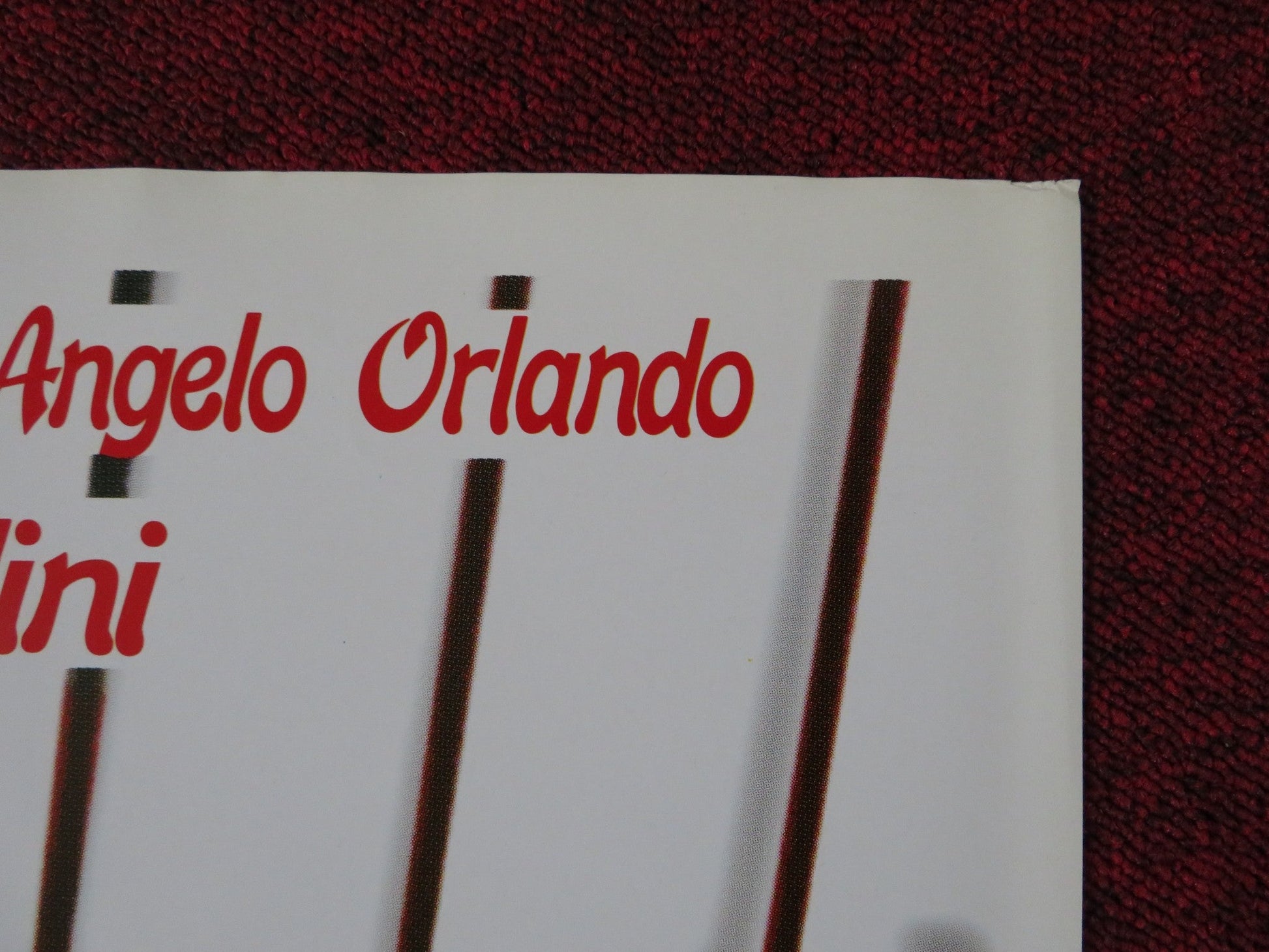 BARBARA ITALIAN FOGLIO POSTER VALERIO MASTANDREA MARCO GIALLINI 1998 Rendezvous Cinema Movie posters