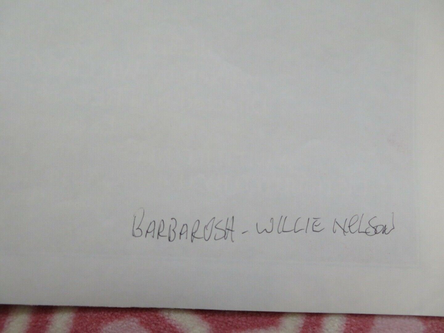 BARBAROSA FOLDED US ONE SHEET POSTER GARY BUSEY WILLIE NELSON 1982 Movie posters