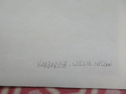 BARBAROSA FOLDED US ONE SHEET POSTER GARY BUSEY WILLIE NELSON 1982 Movie posters