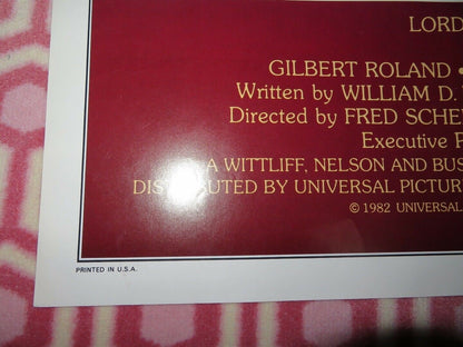 BARBAROSA US ONE SHEET POSTER WILLIE NELSON GARY BUSEY 1982 Movie posters