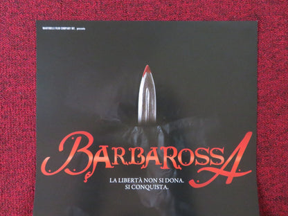 BARBAROSSA ITALIAN LOCANDINA POSTER RUTGER HAUER RAZ DEGAN 2009 Rendezvous Cinema Movie posters