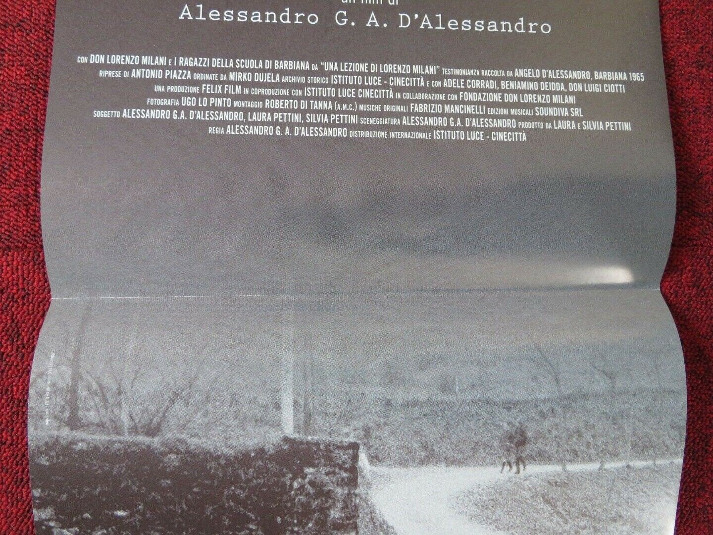 BARBIANA 65 LA LEZIONE DI DON MILANI ITALIAN LOCANDINA (26.5"x12.5") POSTER 2017 Movie posters