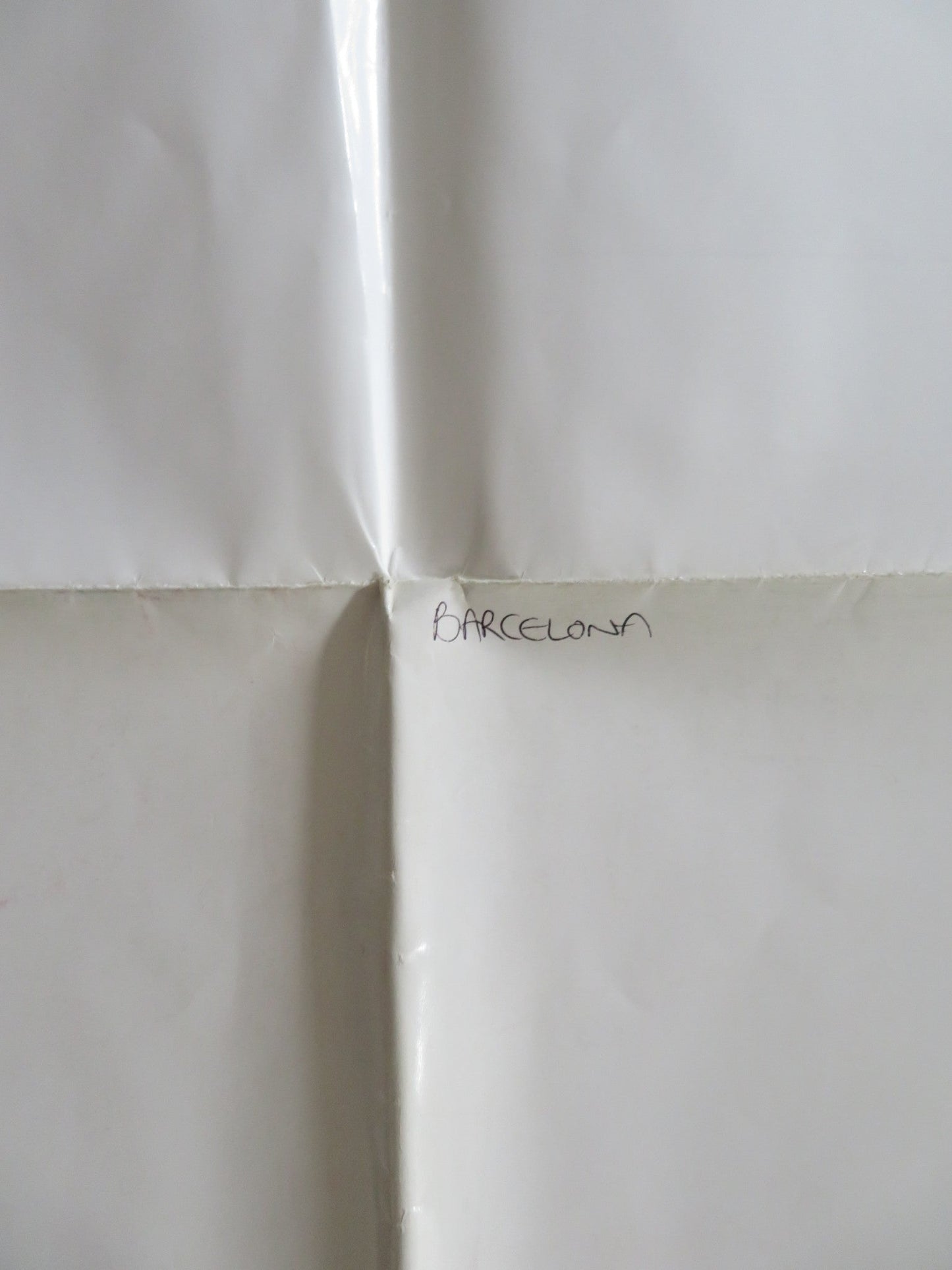 BARCELONA UK QUAD POSTER FOLDED CHRIS EIGEMAN TAYLOR NICHOLS 1994 Rendezvous Cinema Movie posters