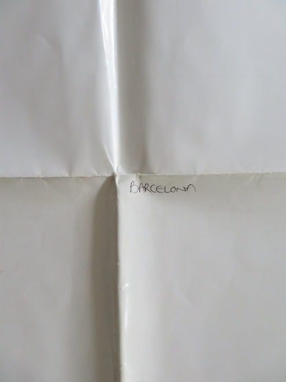 BARCELONA UK QUAD POSTER FOLDED CHRIS EIGEMAN TAYLOR NICHOLS 1994 Rendezvous Cinema Movie posters