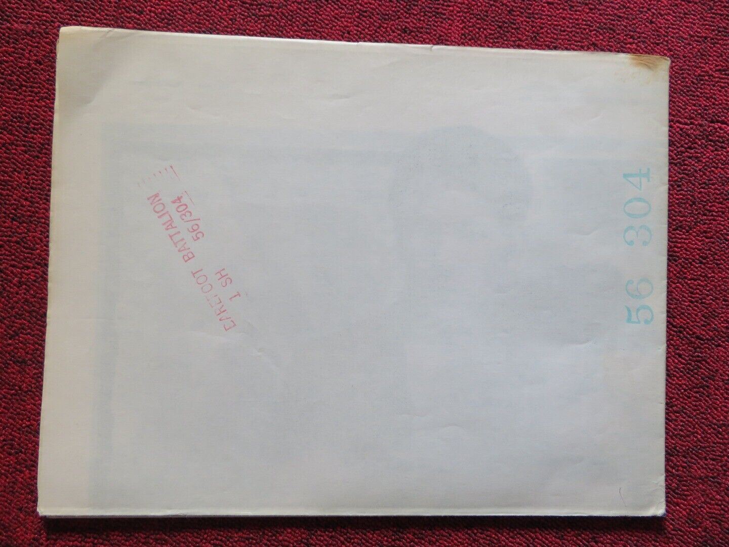 BAREFOOT BATTALION FOLDED US ONE SHEET POSTER GREGG TALLAS 1956 - Rendezvous Cinema