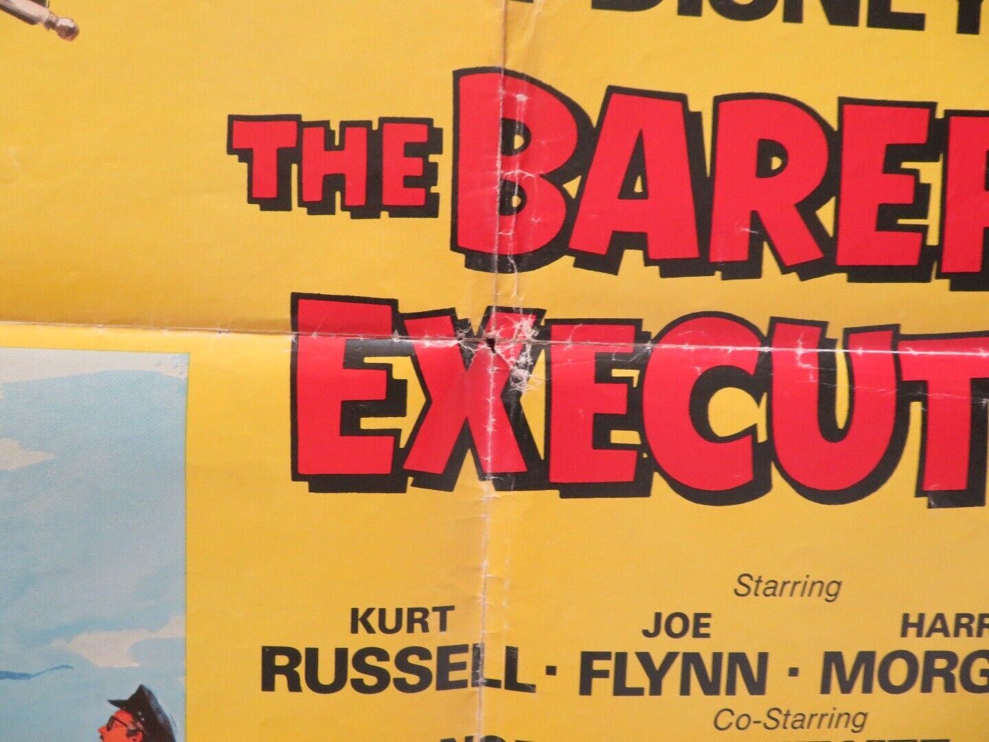 BAREFOOT EXECUTIVE FOLDED US ONE SHEET POSTER (26"x39") DISNEY 1971 Movie posters