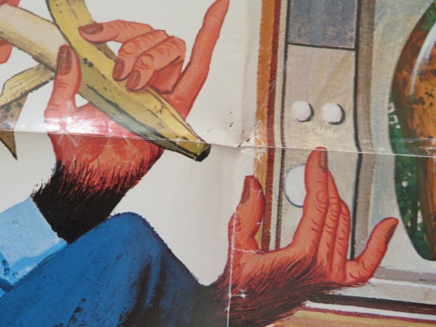 BAREFOOT EXECUTIVE FOLDED US ONE SHEET POSTER (26"x39") DISNEY 1971 Movie posters