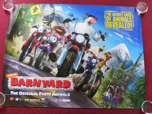 BARNYARD UK QUAD (30"x 40") ROLLED POSTER KEVIN JAMES COURTNEY COX 2006 Rendezvous Cinema Movie posters