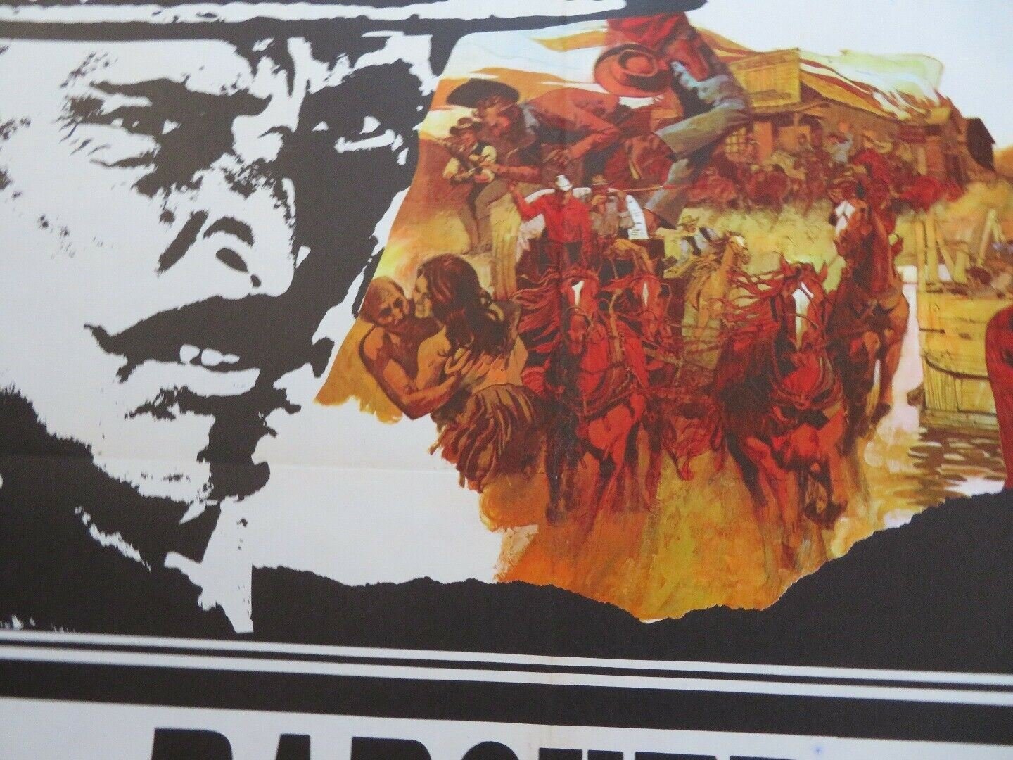BARQUERO FRENCH MOYENNE (29.5"x 22") POSTER LEE VAN CLEEF WARREN OATES 1970 Movie posters