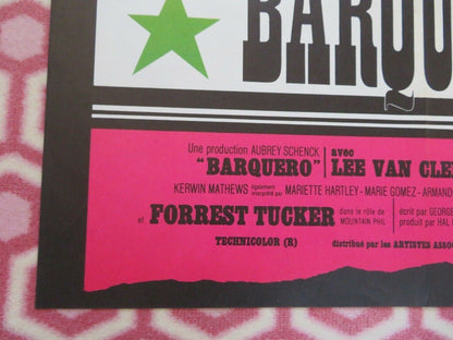 BARQUERO FRENCH MOYENNE (29.5"x 22") POSTER LEE VAN CLEEF WARREN OATES 1970 Movie posters