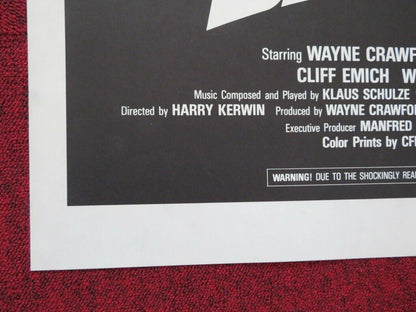 BARRACUDA FOLDED US ONE SHEET POSTER WAYNE CRAWFORD 1978 Movie posters