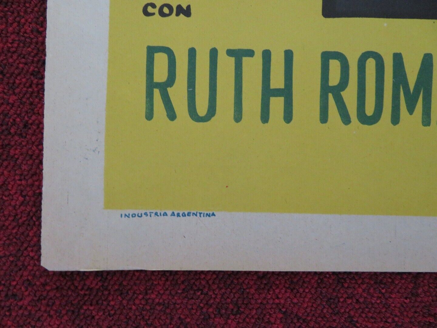 BARRICADE ARGENTINA FOLDED ONE SHEET POSTER DANE CLARK RAYMOND MASSEY 1950 Movie posters