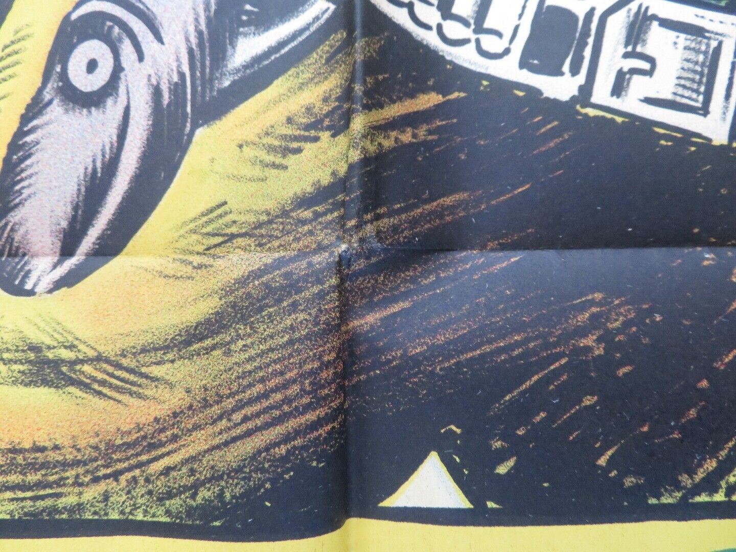 BARRICADE ARGENTINA FOLDED ONE SHEET POSTER DANE CLARK RAYMOND MASSEY 1950 Movie posters