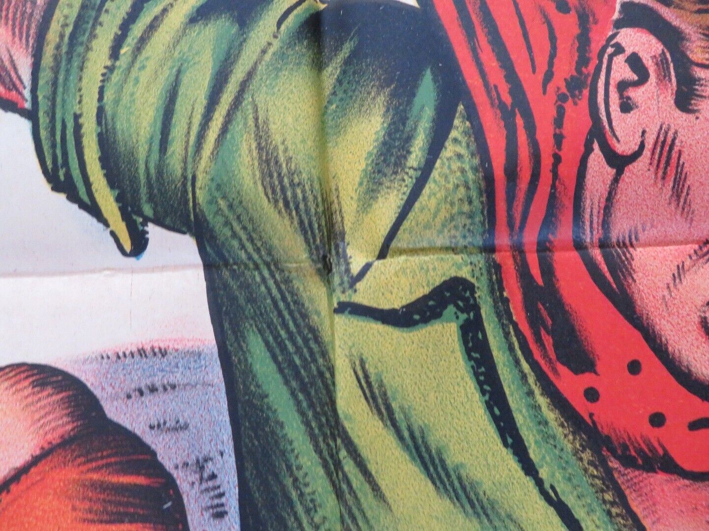 BARRICADE ARGENTINA FOLDED ONE SHEET POSTER DANE CLARK RAYMOND MASSEY 1950 Movie posters