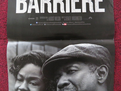 BARRIERE / FENCES ITALIAN LOCANDINA POSTER DENZEL WASHINGTON VIOLA DAVIS 2016 Rendezvous Cinema Movie posters