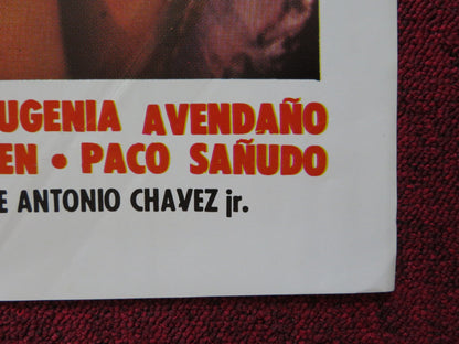 BARRIO SALVAJE FOLDED MEXICAN POSTER MARIA CARDINAL PEDRO INFANTE JR. 1985 Rendezvous Cinema Movie posters