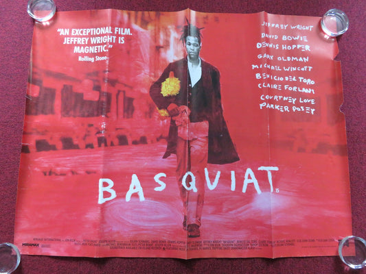 BASQUIAT UK QUAD (30"x 40") ROLLED POSTER DAVID BOWIE DENNIS HOPPER 1996 Rendezvous Cinema Movie posters